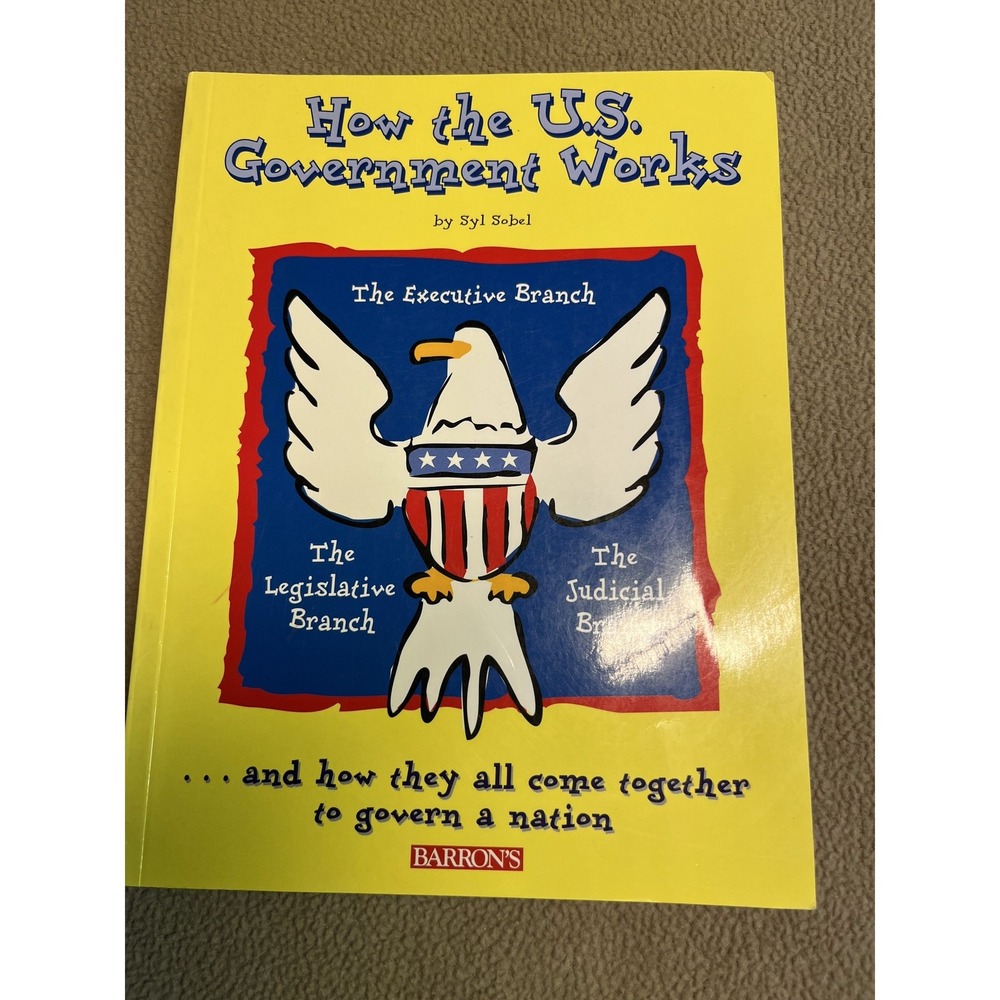 Barron How the US Government Works The Bill of Rights Kids Educational Books Lot - Picture 2 of 7